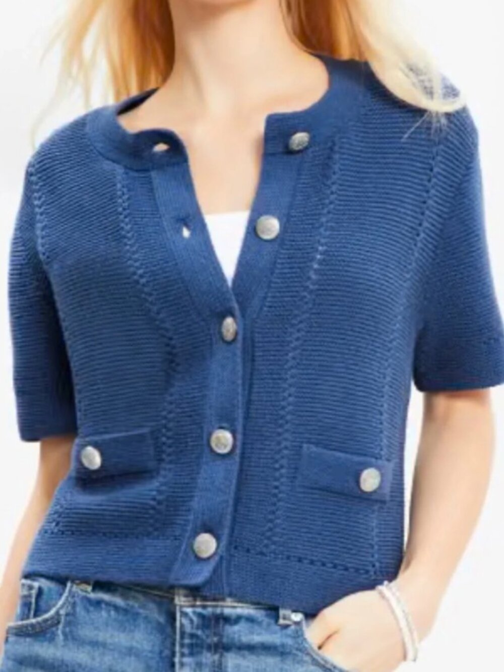 LOFT short sleeve cardigan